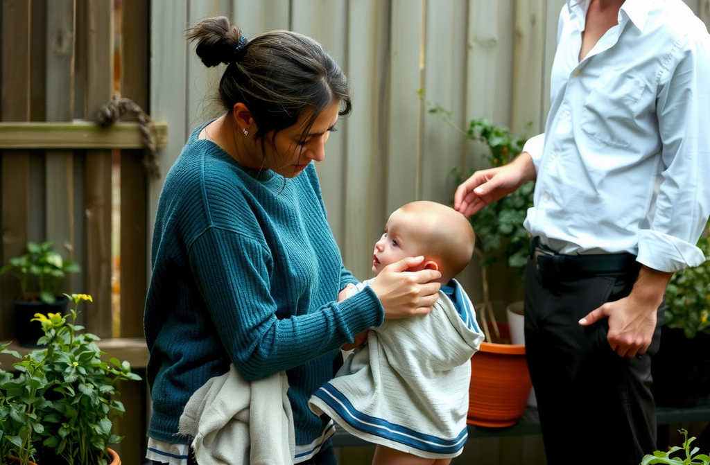 2 a.m., Leah Anderson’s kitchen looked lonelier than ever—one hanging bulb bathing the cracked table, piled‑up dishes and faded walls in a yellow glow—while the city slept indifferent outside and baby Charlie, only four months old, cried uncontrollably inside.